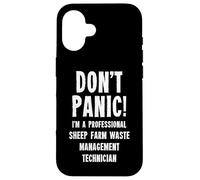 Technicien de Gestion des déchets agricoles Ovins Coque pour iPhone 16