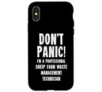 Technicien de Gestion des déchets agricoles Ovins Coque pour iPhone X/XS