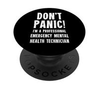 Technicien d'urgence en santé mentale PopSockets PopGrip Adhésif