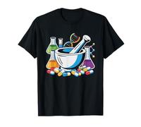 Technicien en Pharmacie Preparatrice Maman De Chats T-Shirt