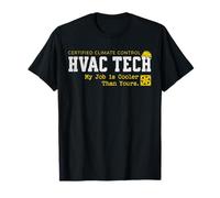 Technicien HVAC Tech Graduate Trade School Graduate HVAC Technicien T-Shirt