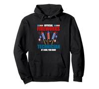 Technicien officiel de feux d'artifice If I Run You Run Independence Sweat à Capuche