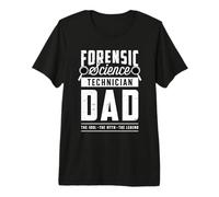 Technicien Scientifique médico-légale Papa Scène de Crime Science médico-légale T-Shirt Haut de Gamme