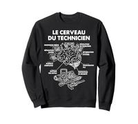 Technicien tarif horaire Profession Humour Drôle Sweatshirt