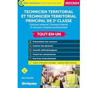 Technicien territorial et technicien territorial principal de 2e atégorie B