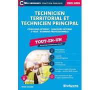 Technicien territorial et Technicien principal - Tout-en-un (Concours 2025-2026): Concours externe - Concours interne - 3e voie - Examens professionnels