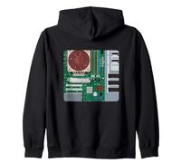 Techniciens de réparation Informatique, Ventilateurs de PC, Carte mère à l'intérieur du boîtier Sweat à Capuche