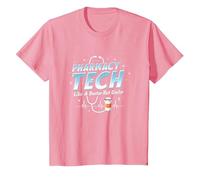 Techniciens en Pharmacie : comme Un médecin mais Un Refroidisseur T-Shirt, Enfant, Rose, 4 Ans