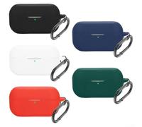 Technics EAH-AZ100 Coque en silicone souple pour casque d'écoute avec cordon mousqueton Rouge