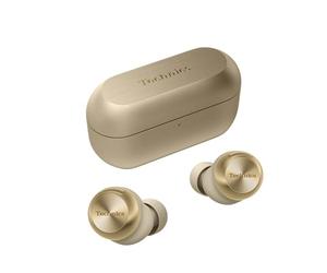 Technics EAH-AZ100E-N Écouteurs sans Fil avec Réducteur de Bruit, Bluetooth Multipoint, Voice Focus AI, Écouteurs Intra-Auriculaire Confortable, Or Champagne