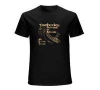 Technics School of Music T-Shirt Mens Unisex Black Tees XL