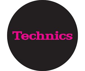 Technics Tapis antidérapant Noir/rose