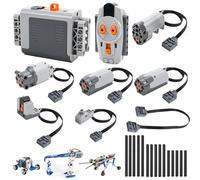 Technik Power Functions Servo Motor Function 25 pièces Kit de moteurs techniques Boîte à piles Moteur électrique Jouet Kit de fonctions techniques pour Lego Technic