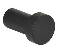 Technik Team Technikteam Crochet mural Bodon Ø 18 mm - Crochet mural à visser - Rond - Acier noir mat revêtu par pulvérisation