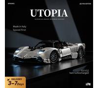 Technik Utopia Auto Luxury Car Building Blocks Set C10 Speed Supercar Sports Vehicle Assembly Model Bricks Kit Collect Toy Boy Adults Gifts 4688PCS with instruction
