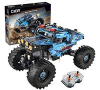 Technik Voiture Monster Camion Jeu de Construction, CADA C61008W, 699 Pièces Technik Voiture avec télécommande, Moteur et éclairage LED, Véhicule Tout-Terrain Compatible avec Lego Technic