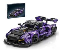 Technik Voiture Sport Blocs Ensemble pour McLaren Senna GTR, 1227 Pièces Course Construction Jeu de Maquettes, 1:14 Ensemble de Construction de Voiture de Course, Cadeau Jouet pour Enfants et Adultes