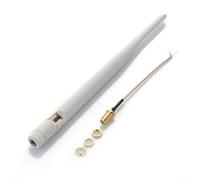 Technikkram Antenne SMA 868 MHz pour CCU3 CCU2 Raspberry Pi CUL USB CC1101 GSM pour kit ELV RaspberryMatic pivCCU pour câble Homematic Pigtail (blanc inclinable et orientable 5 dBi)