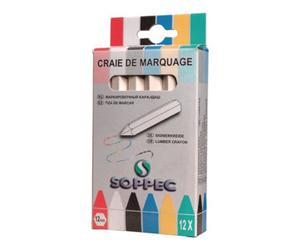 TECHNIMA Central Craie de marquage boîte avec 12 un.en blanc boîte Quantité:1