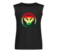 TECHNIOUE Metalheadz T Shirt Drum and Bass Jungle Rave Alex Reece Goldie Green Summer Tank Tops Sleeveless Black XL