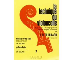 Technique du violoncelle : Huit volumes d'études progressives choisies - Volume 7