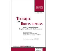 Technique et droits humains - Collectif - Montchrestien - broché - Etude