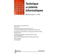 Technique et science informatiques rsti serie tsi vol.21 n. - Collectif - Hermes Science Publications - broché - Livre