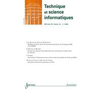Technique et science informatiques rsti serie tsi vol 28 n - Collectif - Hermes Science Publications - broché - Livre