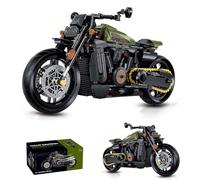 Technique Moto Kit de construction 634 pièces 1:8 Blocs de serrage Technique Supermotorbike Model Technique Course Moto Jouet de construction Compatible avec les marques grand public