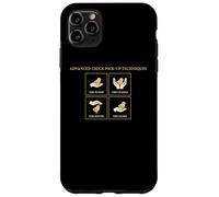Techniques avancées de ramassage de Poussins Humour de Poulet Coque pour iPhone 11 Pro Max