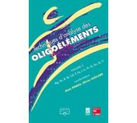 Techniques D'analyse Des Oligoéléments Chez L'homme - Tome 2