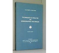 Techniques d'analyse en démographie historique