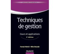 Techniques de gestion: Cours et applications