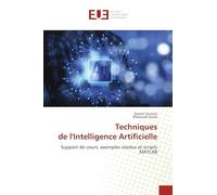 Techniques de l'Intelligence Artificielle: Support de cours, exemples résolus et scripts MATLAB