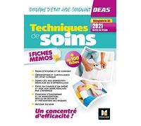 Techniques de soins en fiches mémos - DEAS 4e ed._Nouveau référentiel 2021
