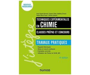 Techniques Expérimentales En Chimie - Classes Prépas Et Concours - Travaux Pratiques