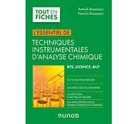 Techniques instrumentales d'analyse chimique - L'essentiel: L'essentiel