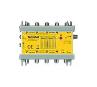 TechniSat technir Outer 5/1 x 16 Distribution par Un Satellite (4 satblöcke) sur Un Faisceau pour 16 Sorties, Argent/Jaune Argent