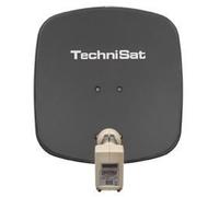 TechniSat Antenne satellite DIGIDISH 45 – kit complet 45 cm pour 2 utilisateurs, LNB Twin, gris
