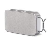 TechniSat BLUSPEAKER TWS XL - Enceinte Bluetooth Portable (True Wireless, Mains Libres, Bluetooth, 2 Haut-parleurs stéréo de 15 W, Batterie, AUX-in), Gris