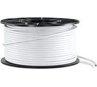 TechniSat Câble coaxial satellite basique 100 m - 110 dB, quadruple blindage, 5 à 3000 MHz, gaine en PVC, conducteur intérieur en acier/cuivre, câble d'antenne de qualité supérieure sur rouleau, pour