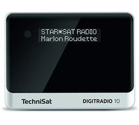 TechniSat DIGITRADIO 10 - Dab+ Adaptateur Radio numérique (écran OLED, Bluetooth, télécommande, réveil, idéal pour équiper Les systèmes Hi-FI existants) Noir/argenté