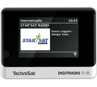 TechniSat DIGITRADIO 11 IR Radio de table Internet DAB+, FM, Internet Bluetooth, radio internet, DAB+, FM, WiFi avec télécommande, fonction réveil noir,argent