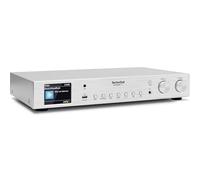 TechniSat DIGITRADIO 143 (V3), Tuner Hi-FI, Radio Internet (Dab+, Diffusion Audio Bluetooth, Spotify Connect, antenne de Lancer, télécommande, Largeur 43,5 cm), Argent