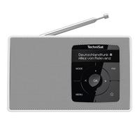 TechniSat DIGITRADIO 2 Radio de table DAB+, FM DAB+, FM, Bluetooth fonction réveil blanc