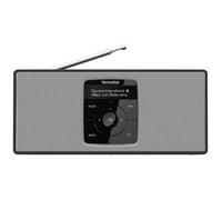 TechniSat Radio stéréo portable DIGITRADIO 2 S – DAB+, FM, Bluetooth, écran OLED – Noir/Blanc