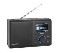 TechniSat DIGITRADIO 217 - Radio numérique Dab+ Compact et Portable (FM, écran Couleur, Bluetooth, présélections, Fonctionnement sur Secteur ou Piles, Double Alarme, favoris) Noir
