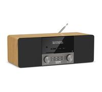 TechniSat DIGITRADIO 3 ASA - Stéréo DAB+ Système Compact avec Alerte de Sécurité Automatique (FM, Lecteur CD avec Resume, Bluetooth, USB, AUX-In, Prise Casque, Écran OLED, Radio-Réveil 20W RMS
