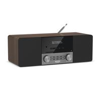 TechniSat DigitalRadio 3 Portable Analogique et numérique Noir, Argent, Noyer