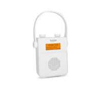 TechniSat DIGITRADIO 30 - Radio de Douche Dab+ étanche (FM, Radio numérique Dab, Batterie intégrée, Bluetooth, étanche IPX5, réveil, mémoire favoris, Prise Casque) Blanc